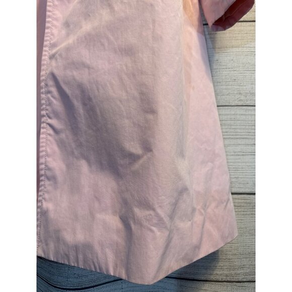 Barneys New York Pink Double-Breasted Trench Coat With Belt Size 8/42 - Picture 7 of 9